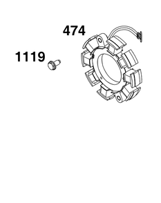 Part Location Diagram of 597542 Briggs and Stratton Alternator